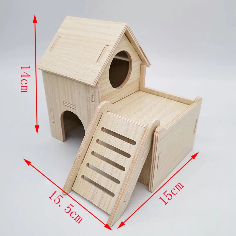 Maisons en bois à construire pour cage à rongeur