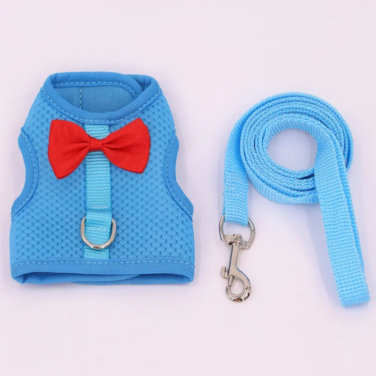 Harnais en maille souple pour lapin et petit animal de compagnie