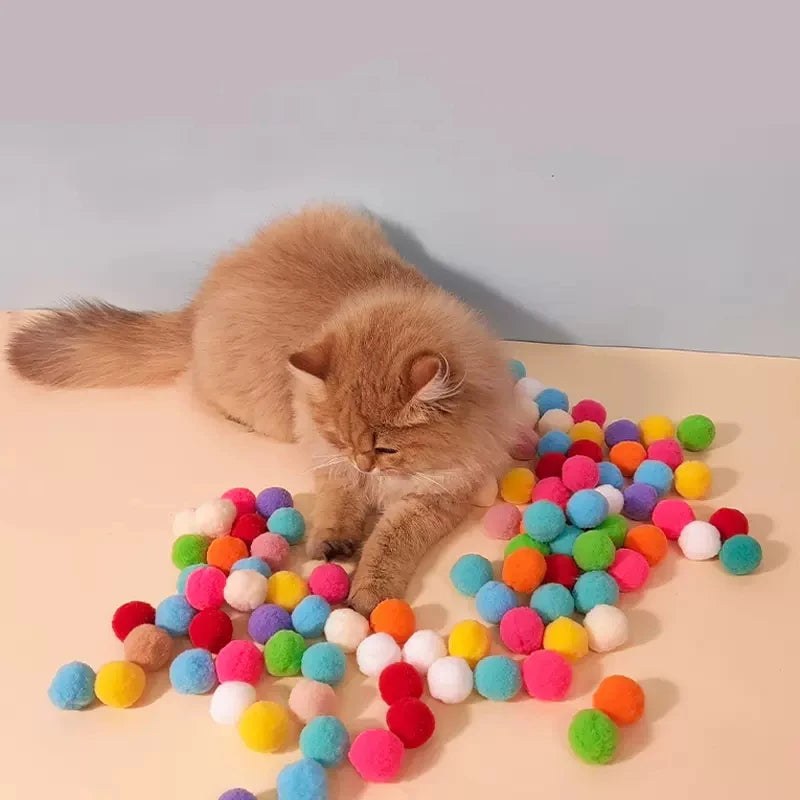 Jouets interactifs pour chats, pistolet à balles.