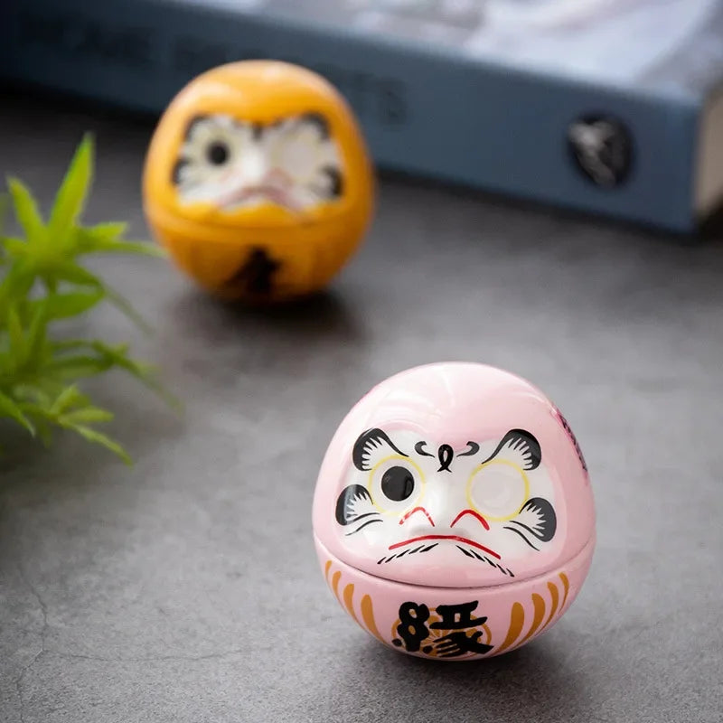 Poupée japonaise Daruma – artisanat japonais en céramique