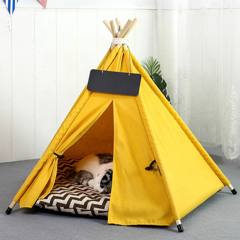 Tente tipi pour chien et chat, animaux de compagnie