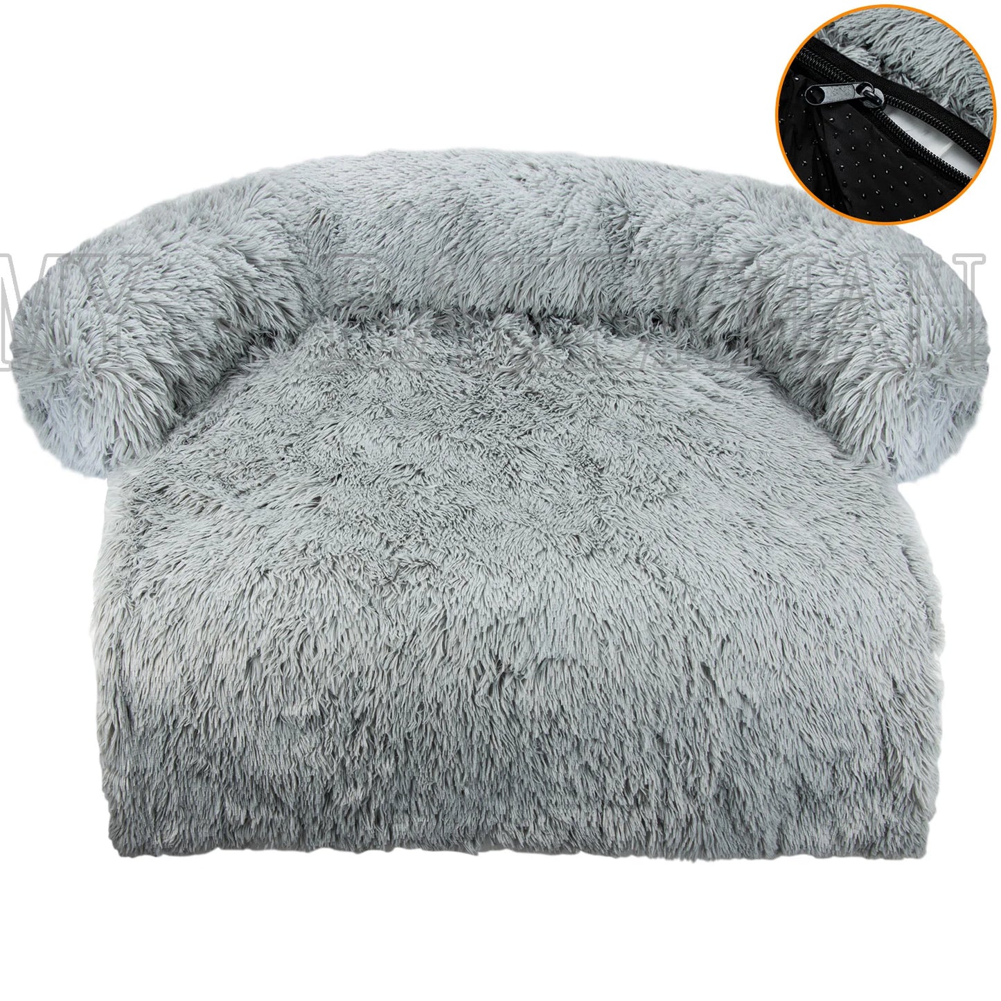 Lit pour animaux de compagnie en peluche amovible pour canapé ou lit d'interieur