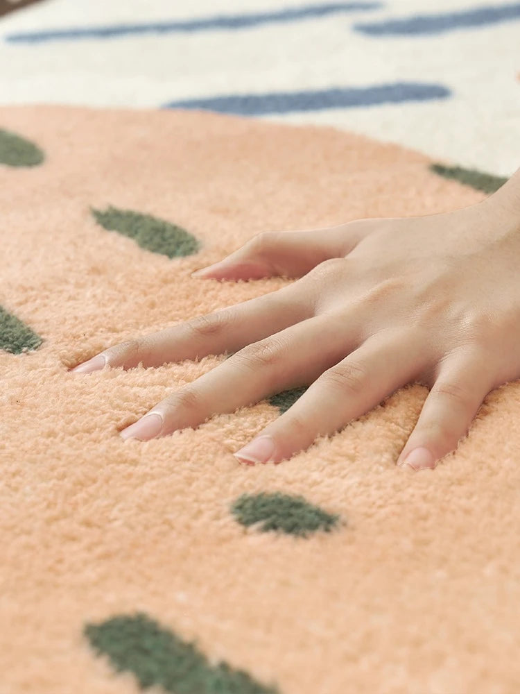 Tapis de décoration pour chambre d'enfant, chat animé