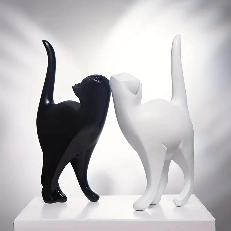 Statue Ornementale de Chatons : Douceur et Charme Félin