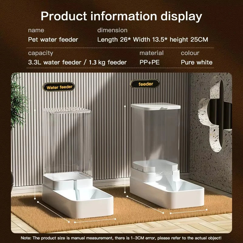 Distributeur d'eau et de nourriture pour animaux de compagnie
