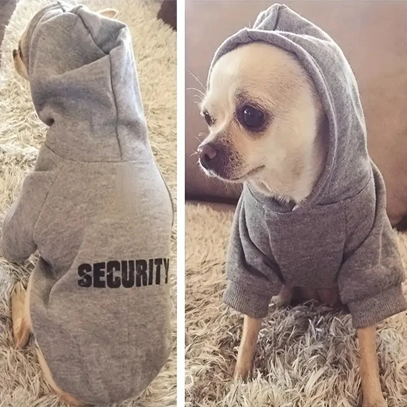 Pull Security style streatwear pour animaux de compagnie