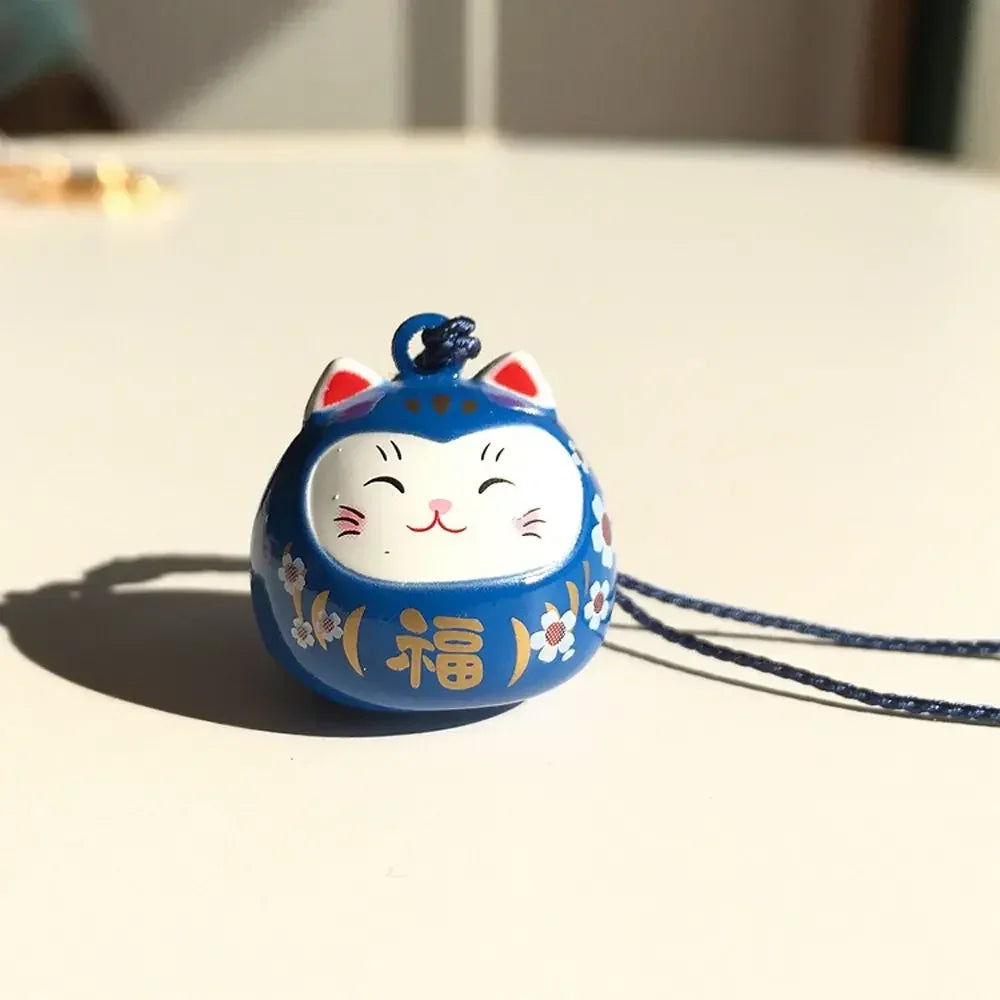 Porte-clés japonais en forme de chat porte-bonheur