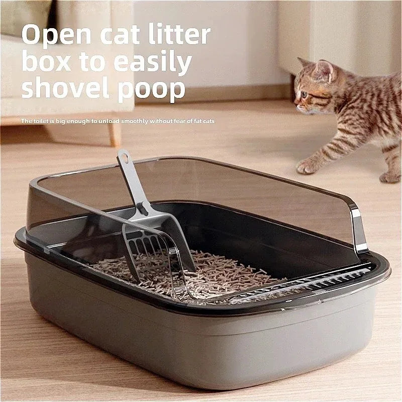 Litière semi-ouverte pour chaton