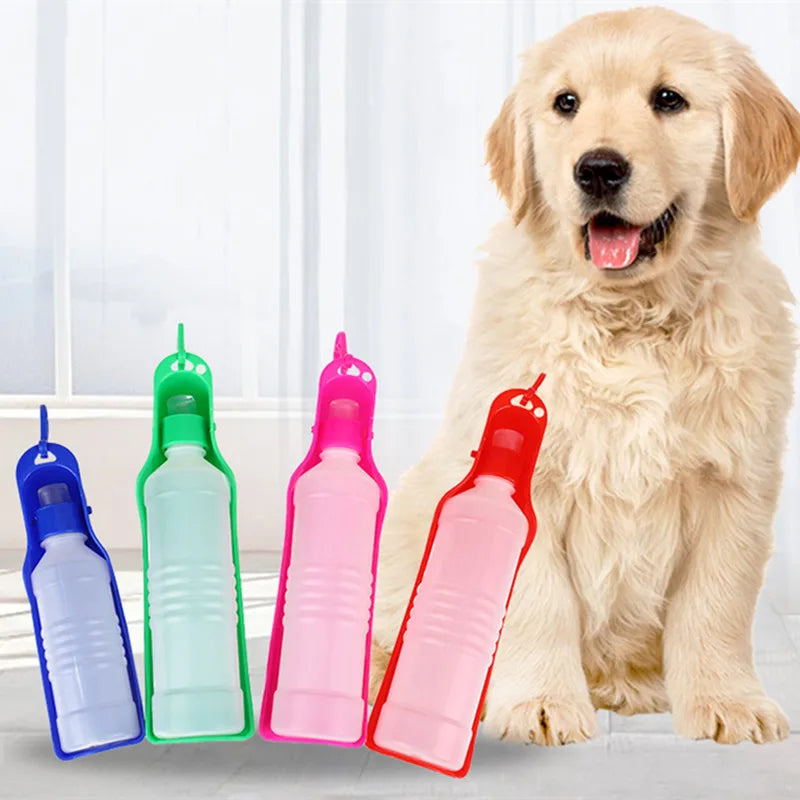 Bouteille d'eau portable pour chien de compagnie 250 ml/500 ml