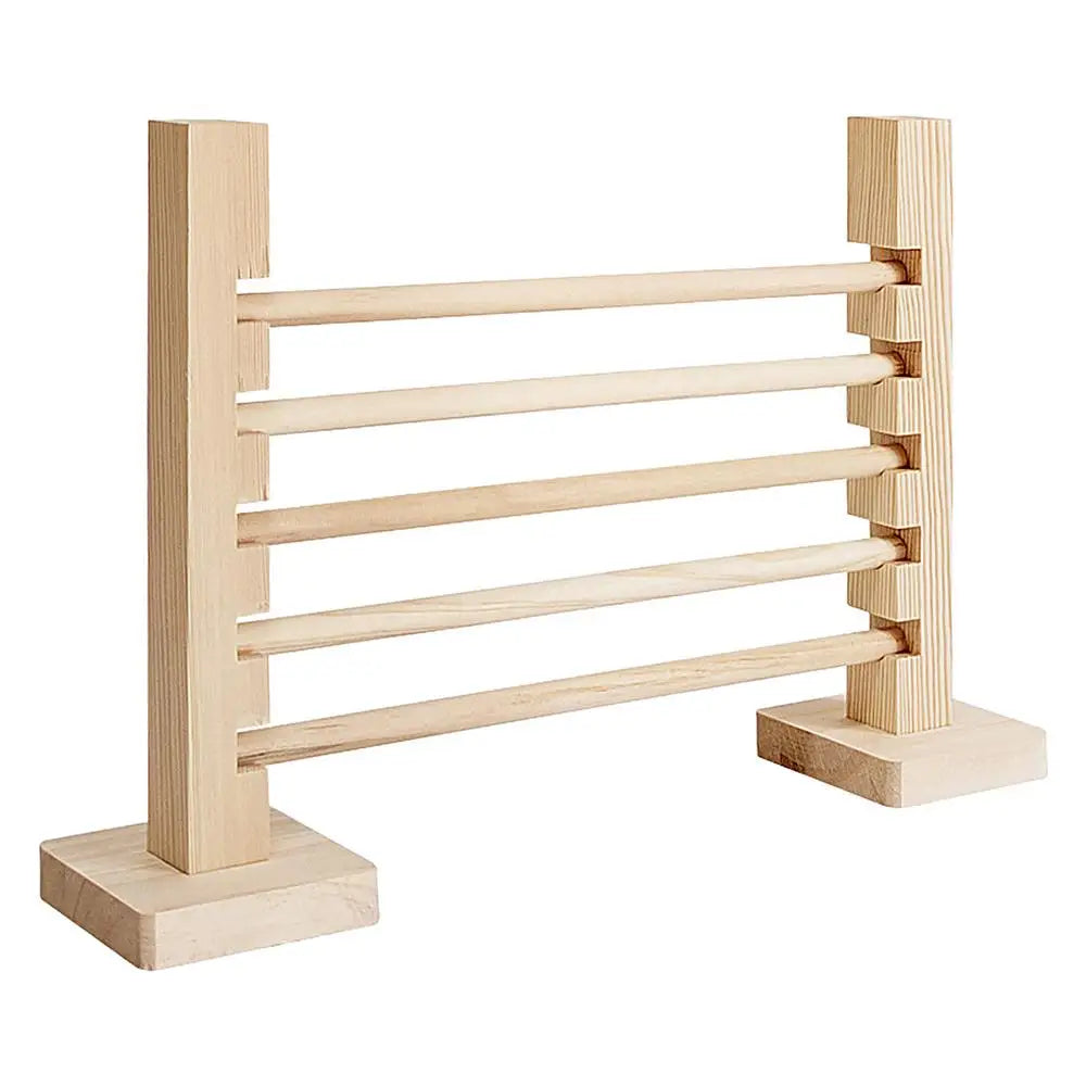 jeu d'obstacle en bois