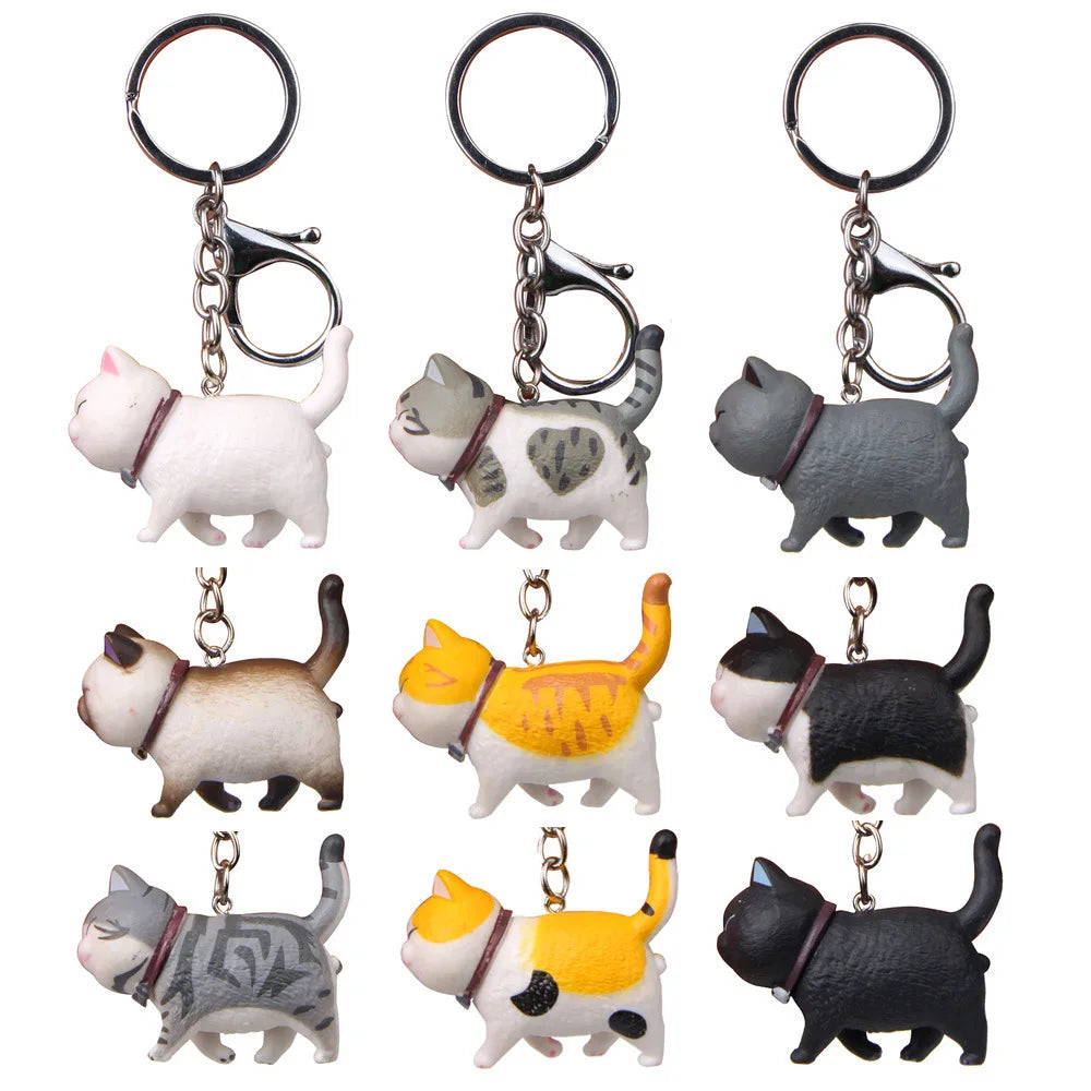 Porte-clé décoratif chaton mignon