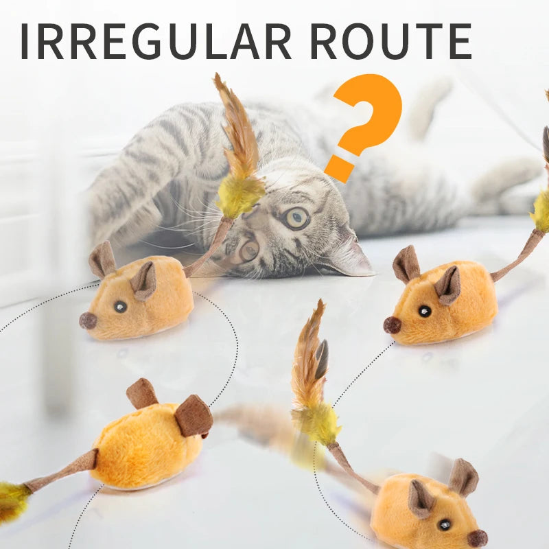 Jouet de chat souris de course intelligente