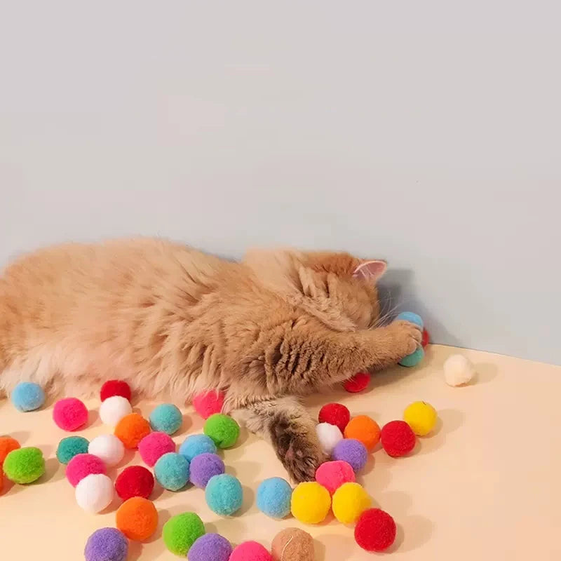 Jouets interactifs pour chats, pistolet à balles.