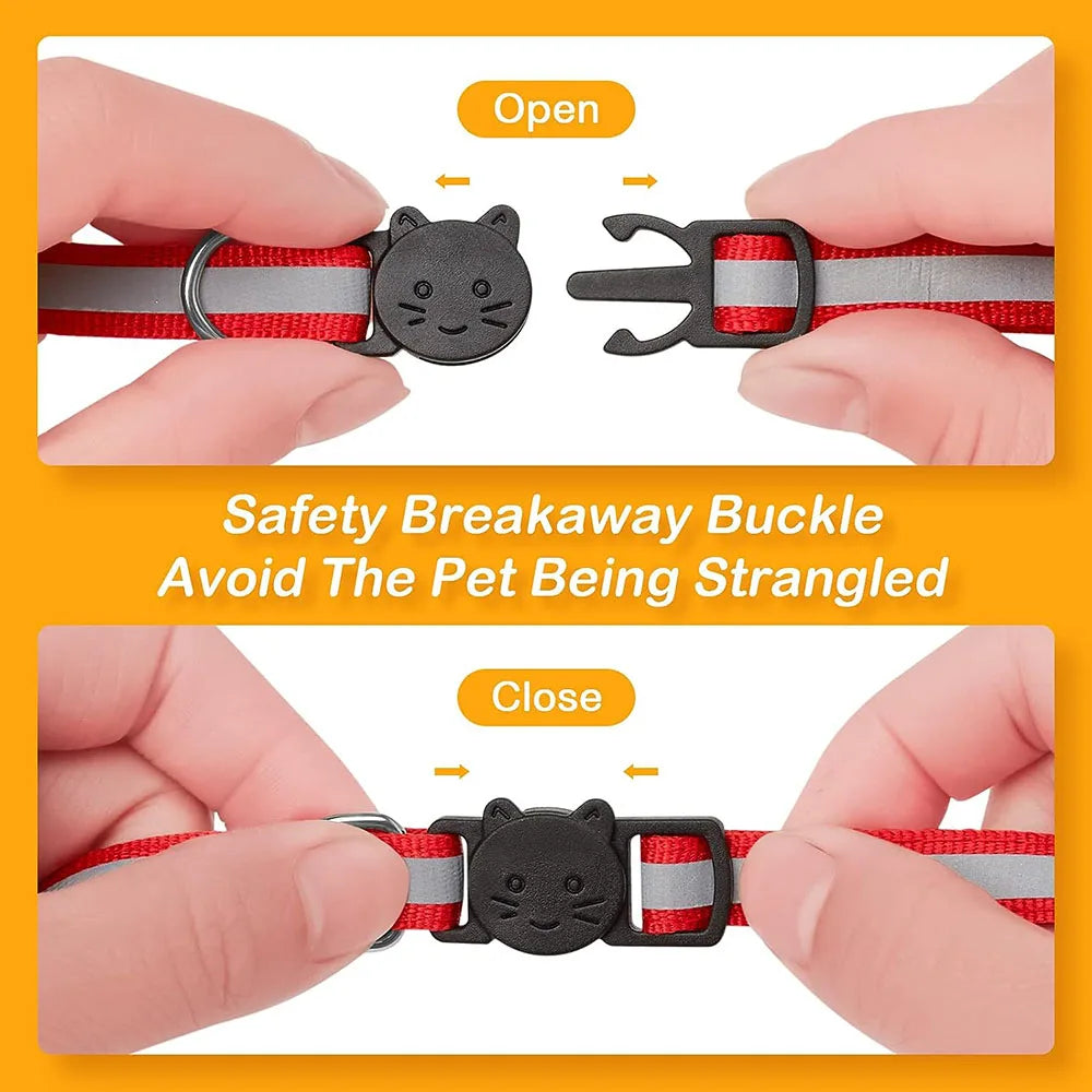 Collier réfléchissant pour chat et chien