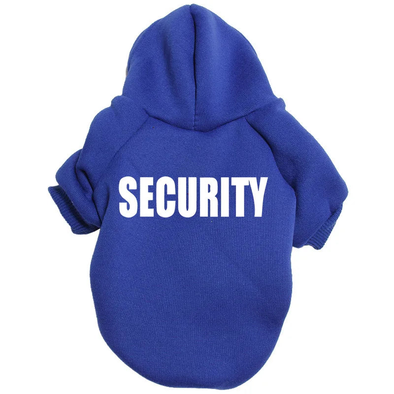 Pull Security style streatwear pour animaux de compagnie