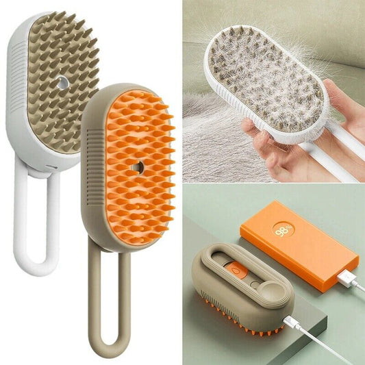 Brosse à vapeur 3 en 1 pour animaux de compagnie